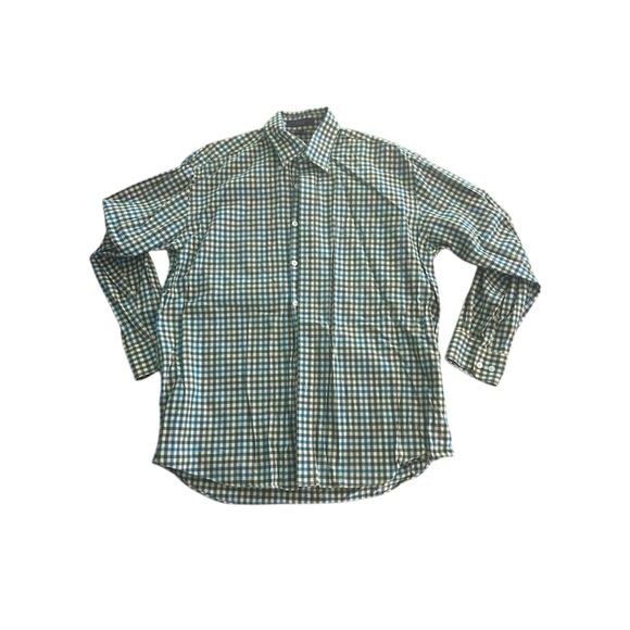 Alan Flusser plaid button up - Picture 1 of 4